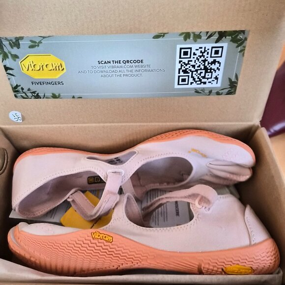 Vibram V-Soul FiveFingers Sz 41 US 9-9.5 Dusty Pink & Coral - Picture 5 of 10